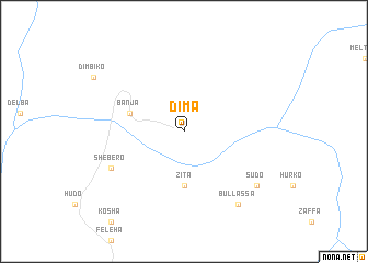 map of Dīma