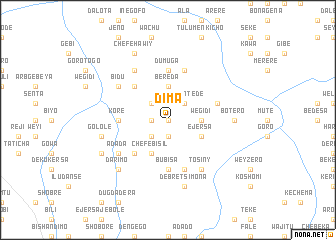 map of Dīma