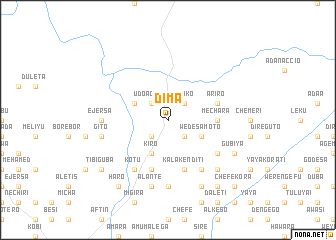 map of Dīma