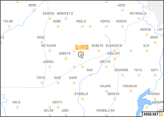 map of Dīma