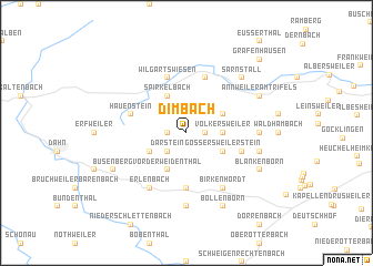 map of Dimbach