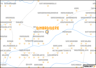 map of Dimbadidéré