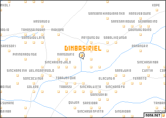 map of Dimba Siriel