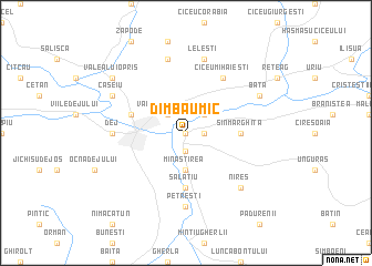 map of Dîmbău Mic