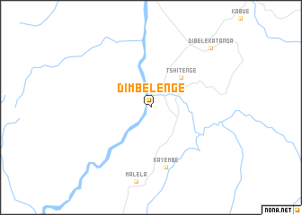 map of Dimbelenge