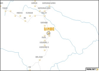 map of Dimbé