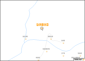 map of Dīmbīkʼo