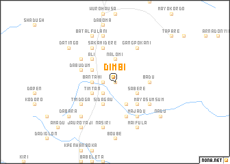 map of Dimbi