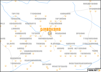 map of Dimbokama