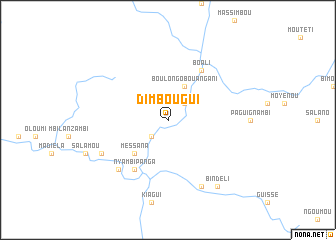 map of Dimbougui