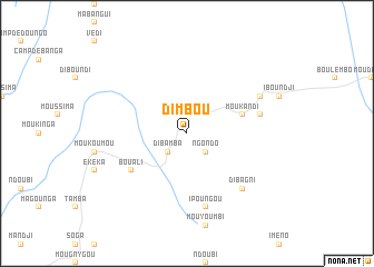 map of Dimbou