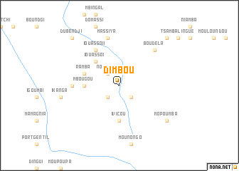 map of Dimbou