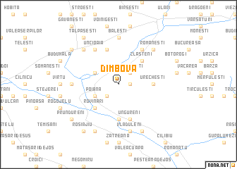 map of Dîmbova