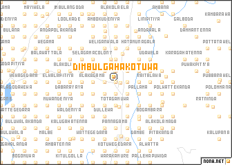 map of Dimbulgahakotuwa