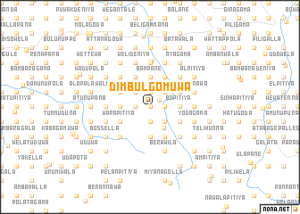 map of Dimbulgomuwa