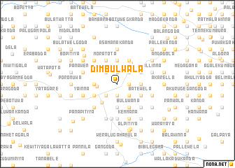 map of Dimbulwala