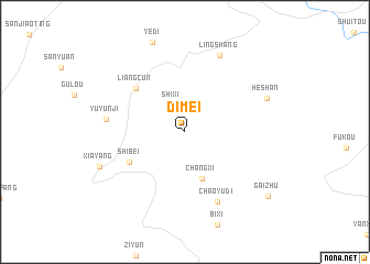 map of Dimei