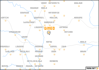 map of Diméo