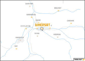 map of Dimersat