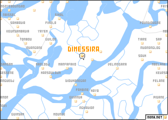 map of Dimessira