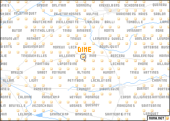 map of Dime