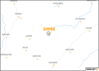 map of Dimiao