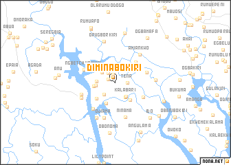 map of Diminabokiri