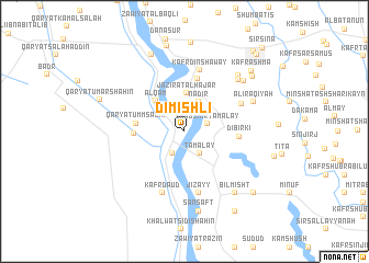 map of Dimishlī