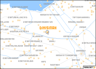 map of Dimīsinah