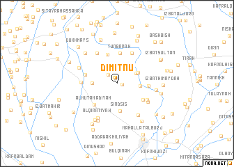 map of Dimitnu