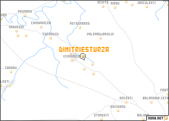 map of Dimitrie Sturza