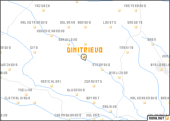 map of Dimitrievo