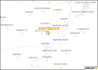 map of Dimitrovka