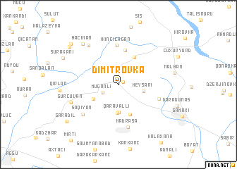 map of Dimitrovka