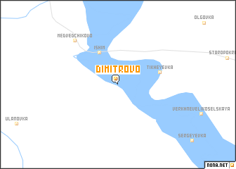 map of Dimitrovo