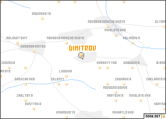 map of Dimitrov