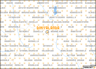 map of Dimiyalanda