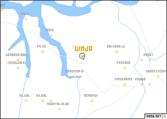 map of Dimja