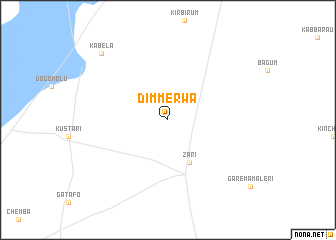 map of Dimmerwa