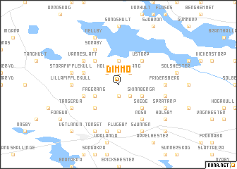 map of Dimmö