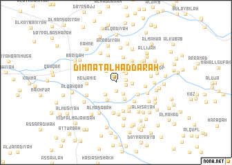 map of Dimnat al Haddārah