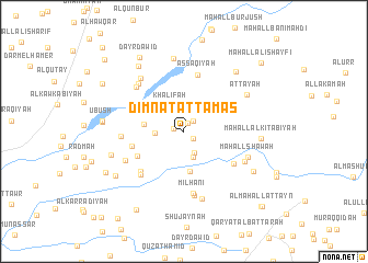 map of Dimnat aţ Ţamaş