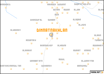 map of Dimnat Nakhlān