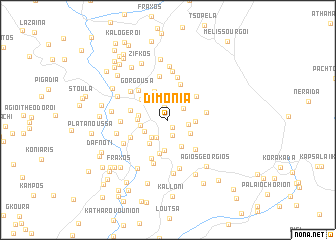 map of Dimónia