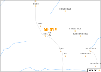 map of Dimoye