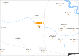 map of Dimple
