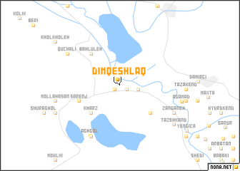 map of Dīm Qeshlāq