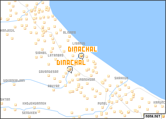 map of Dīnāchāl