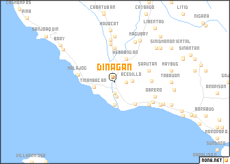 map of Dinagan