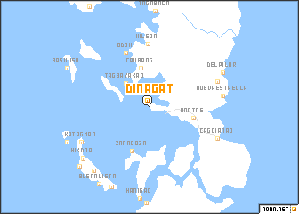 map of Dinagat